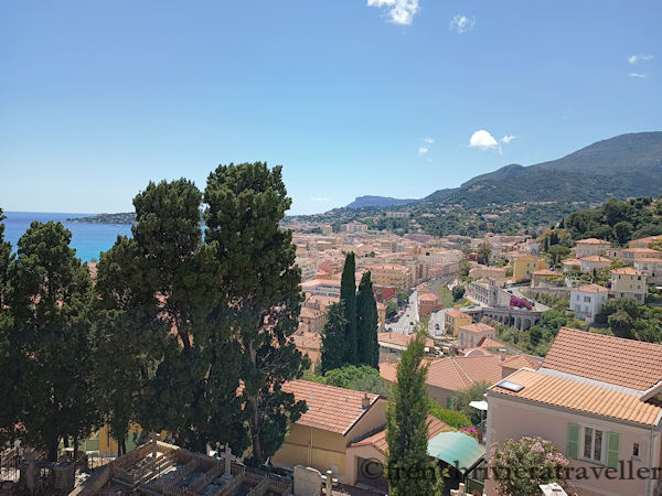 View from Menton cemetery