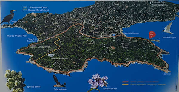 Map of the Tirepoil footpath