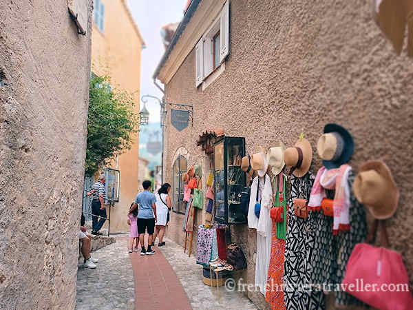 Shopping street in Eze