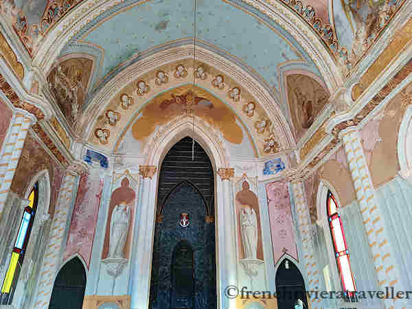 Interior of Chapel of Chateau de Bellet