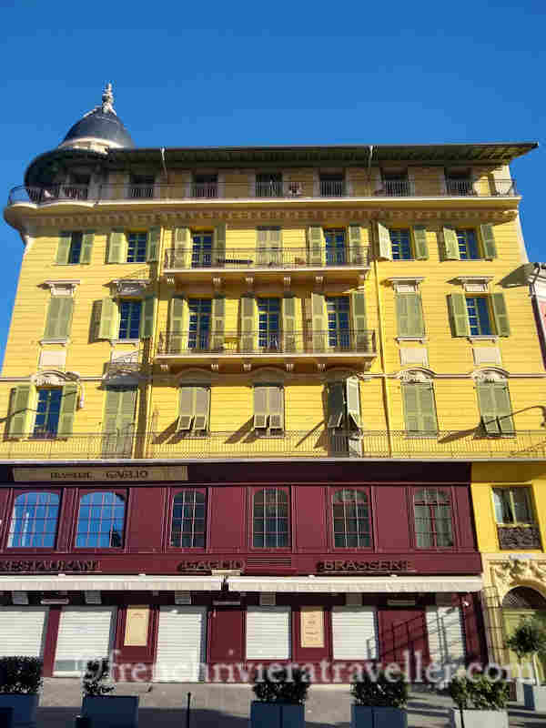 Building on Place Saint Francois, Nice